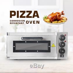 Commercial Pizza Oven Electric Kitchen Countertop Cake Baking