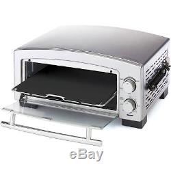 Commercial Pizza Oven Electric Kitchen Countertop Stainless Steel