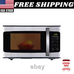 1000W Stainless Steel Microwave Home Appliance Potato Pizza Popcorn 1.1 Cu. Ft