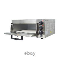 110V 2KW Commercial Pizza Electric Oven Bread Toaster Cake Cookies Cooker