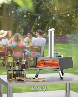 12 Outdoor Pizza Oven with Pizza Stone Portable Pizza Oven Stainless Steel BBQ