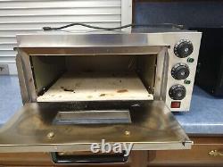 14 in Electric Pizza Oven Countertop Stainless Steel Pizza Oven Single Layer