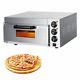 14IN Electric Pizza Oven Countertop Stainless Steel Pizza Oven Single Layer