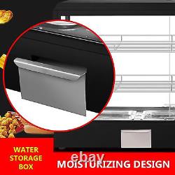 2-Tier Commercial Food Warmer Display Case Countertop Pie Pizza Cabinet 500W