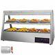 2 Tiers Commercial Food Warmer Cabinet 47x25x30 Countertop Pizza Display Case