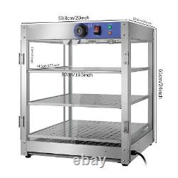 20/15 Inch Commercial Food Warmer Display Case 3/5-Tier Countertop Pizza Cabinet