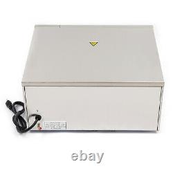 2000W Electric Pizza Oven Stainless Steel Single Layer Cakes Pies Bread Oven
