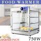 20x20x24 Commercial 3-Tier Countertop Food Pizza Warmer Display Cabinet Case