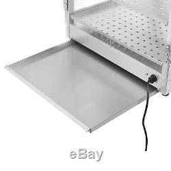 20x20x24 Countertop Commercial Food Pizza Heat Warmer Cabinet Display Case
