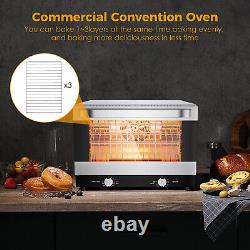 21L/23QT Multifunctional Electric Pizza Ovens 3 Layers Toaster Bake Broiler Oven