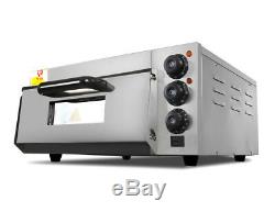 220V 2KW Commercial Electric Pizza Oven Electric Cake Bread Pizza Baking Oven