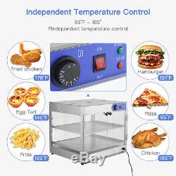 24x20x20 Countertop Commercial Food Pizza Heat Warmer Cabinet Display Case