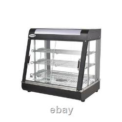 27 Commercial Food Warmer Court Heat Food Pizza Display Warmer Cabinet Glass