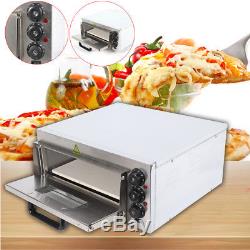 2KW Pizza Oven Home Kitchen Counter Top Snack Pan Bake Oven Commercial Grades US