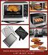 2x12 Pizza, Chicken, Roast, Cookie, Fan-Assisted Electric Counter Top Oven, Toaster