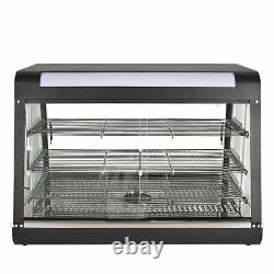 3-Tier 1800W Commercial Countertop Food Pizza Warmer Display Cabinet Case 30-85