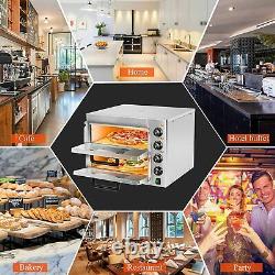 3000W Commercial Pizza Oven Countertop Double-layer Air Fryer Oven Pizza Maker