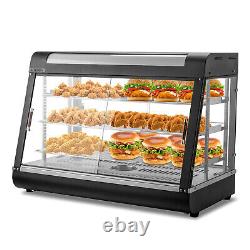 35 Commercial Food Warmer Display 3-Tier Electric Countertop Pizza Warmer 1500W