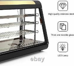 35 x 25 x 19 Commercial Food Warmer Cabinet 3 Tiers Countertop Pizza Display