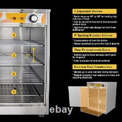 4-Shelf Electric Commercial Hot Box Food Warmer for Pizza/Pretzel, Countertop He