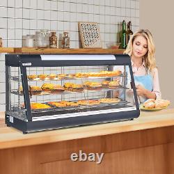 48 Commercial Food Warmer Display 3-Tier Electric Countertop Pizza Warmer 1800W