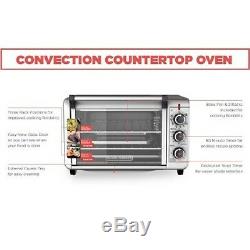 6-Slice Convection Countertop Toaster Oven Pizza Bake RV College Home Wedding