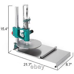 7.8inch Manual Pastry Press Machine Commercial Dough Chapati Sheet Pizza Crust