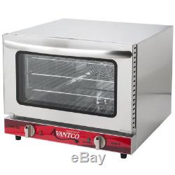 Avantco 1/4 Size Commercial Electric Convection Oven Countertop Pizza Restaurant