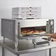 Avantco Stainless Steel Stackable Single Deck Countertop Pizza Oven 1700W, 120V