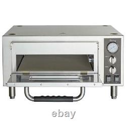 Avantco Stainless Steel Stackable Single Deck Countertop Pizza Oven 1700W, 120V