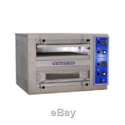 Bakers Pride EB-2-2828 Double Deck Countertop Electric Pizza Deck Oven
