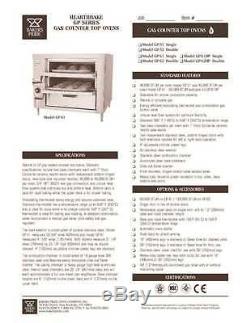 Bakers Pride GP-61HP Hearth Bake Gas Countertop Pizza/Baking Oven