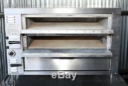 Bakers Pride GP61 Countertop Gas Double Deck Pizza Ovens GP-61 HearthBake Series