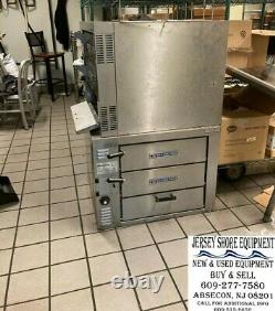 Bakers Pride Gp 51 Double Stack Countertop Gas Hearth & Pizza Oven