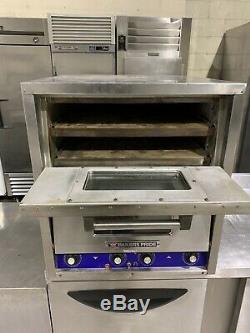 Bakers Pride P-44S Double Stone Deck Pizza Oven Countertop Electric