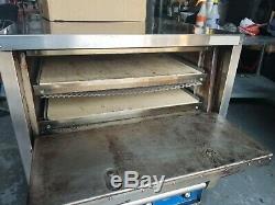 Bakers Pride P44S Double Electric Hearth Deck Countertop Pizza Pretzel Oven