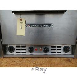 Bakers Pride P44S Electric Pizza / Pretzel Two Compartment Oven, Used