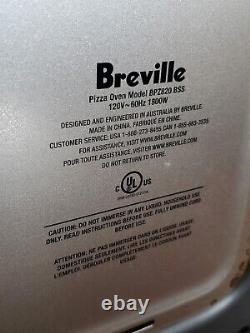 Breville BPZ820BSS The Smart Pizzaiolo Countertop Pizza Oven with Deep Pizza Pan