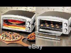 COMMERCIAL PIZZA OVEN Bake Snack Kitchen Countertop Maker Food Stainless Steel