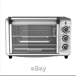 CONVECTION OVEN COUNTERTOP Pizza Toaster Stainless Steel Baking Broiling Kitchen