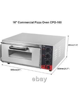 CROSSON ETL Listed Countertop Electric Indoor Commercial Pizza Oven CPO 160