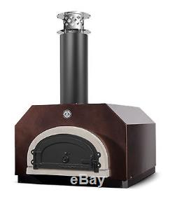 Chicago Brick Oven Counter Top Wood Burning Pizza Oven Copper