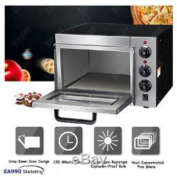 Commercial 2000W Electric Cake Bread & Pizza Baking Oven With Timer Thermosat