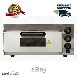 Commercial 2000W Electric Pizza Baking Oven Cake Bread With Timer Thermosat