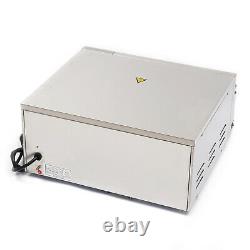 Commercial 2000W Electric Pizza Oven Single Layer+Timer Kitchen Stainless Steel