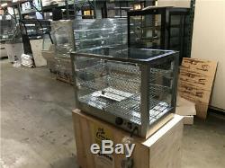 Commercial 27 x 16 x 19 Countertop Food Pizza Pastry Warmer Wide Display Case