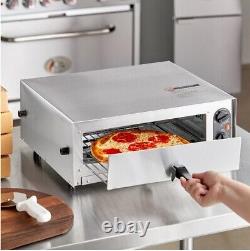 Commercial Countertop Pizza Oven Electric 12 Adjustable Thermostat Control 120V