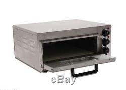Commercial Electric Pizza Oven With Timer for Making Bread, Cake, Pizza 220V E