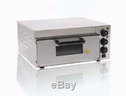 Commercial Electric Pizza Oven With Timer for Making Bread, Cake, Pizza 220V T