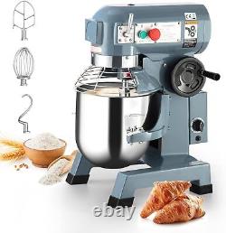 Commercial Food Mixer Dough Food Stand Mixer 15Qt 3-Speed Pizza Bakery 600W 110V